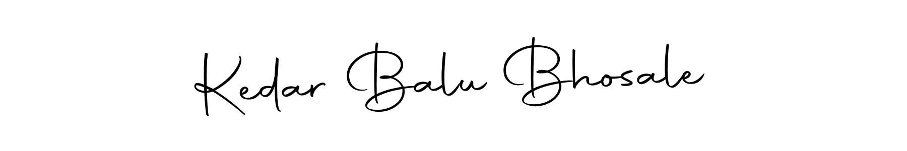 How to make Kedar Balu Bhosale name signature. Use Autography-DOLnW style for creating short signs online. This is the latest handwritten sign. Kedar Balu Bhosale signature style 10 images and pictures png