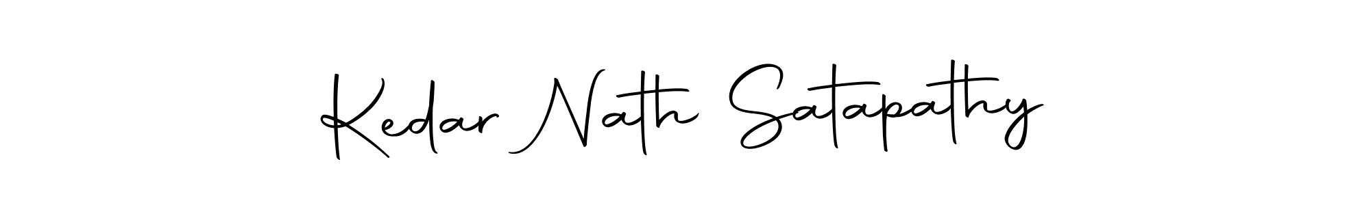 How to make Kedar Nath Satapathy name signature. Use Autography-DOLnW style for creating short signs online. This is the latest handwritten sign. Kedar Nath Satapathy signature style 10 images and pictures png