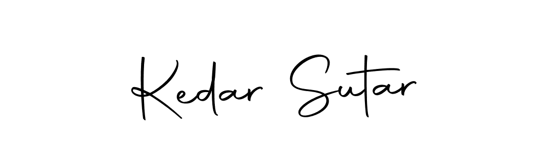 You should practise on your own different ways (Autography-DOLnW) to write your name (Kedar Sutar) in signature. don't let someone else do it for you. Kedar Sutar signature style 10 images and pictures png