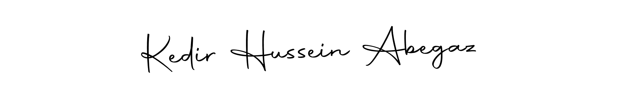 Create a beautiful signature design for name Kedir Hussein Abegaz. With this signature (Autography-DOLnW) fonts, you can make a handwritten signature for free. Kedir Hussein Abegaz signature style 10 images and pictures png
