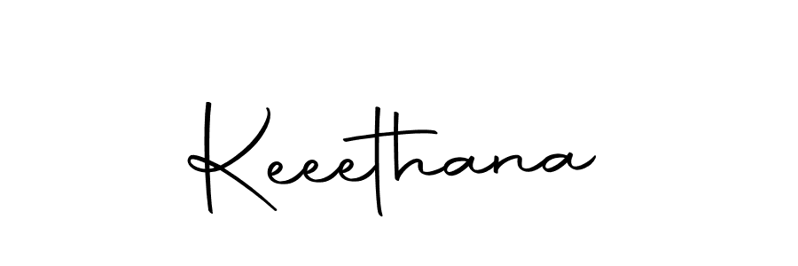 Create a beautiful signature design for name Keeethana. With this signature (Autography-DOLnW) fonts, you can make a handwritten signature for free. Keeethana signature style 10 images and pictures png