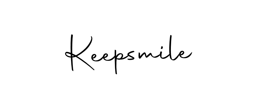 Design your own signature with our free online signature maker. With this signature software, you can create a handwritten (Autography-DOLnW) signature for name Keepsmile. Keepsmile signature style 10 images and pictures png