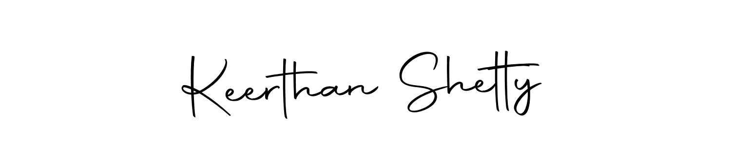 Create a beautiful signature design for name Keerthan Shetty. With this signature (Autography-DOLnW) fonts, you can make a handwritten signature for free. Keerthan Shetty signature style 10 images and pictures png