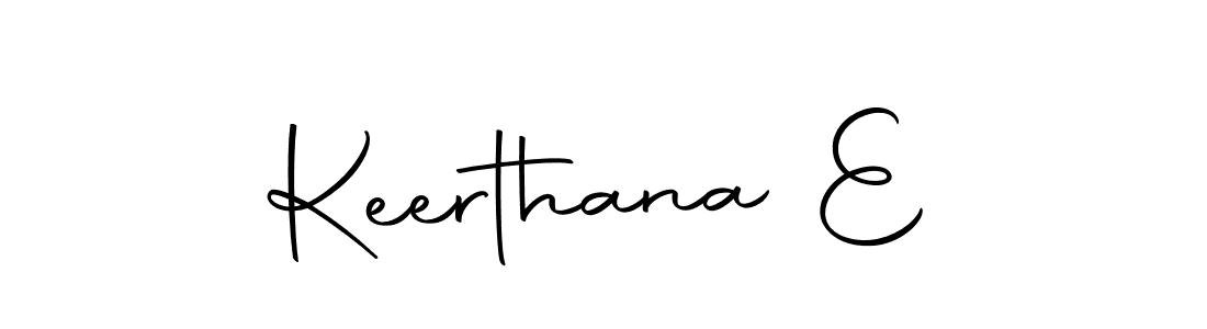 You should practise on your own different ways (Autography-DOLnW) to write your name (Keerthana E) in signature. don't let someone else do it for you. Keerthana E signature style 10 images and pictures png