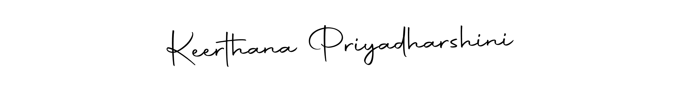 The best way (Autography-DOLnW) to make a short signature is to pick only two or three words in your name. The name Keerthana Priyadharshini include a total of six letters. For converting this name. Keerthana Priyadharshini signature style 10 images and pictures png