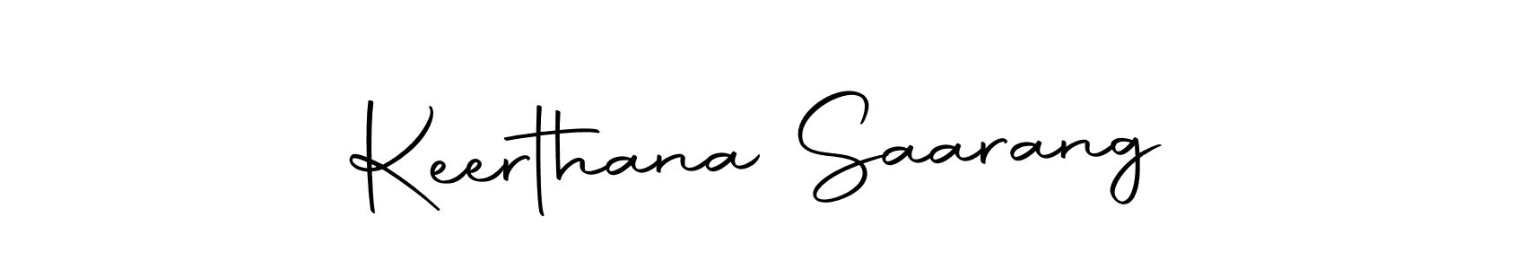 Make a beautiful signature design for name Keerthana Saarang. With this signature (Autography-DOLnW) style, you can create a handwritten signature for free. Keerthana Saarang signature style 10 images and pictures png