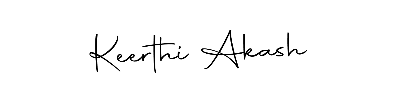 Design your own signature with our free online signature maker. With this signature software, you can create a handwritten (Autography-DOLnW) signature for name Keerthi Akash. Keerthi Akash signature style 10 images and pictures png