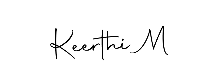 You can use this online signature creator to create a handwritten signature for the name Keerthi M. This is the best online autograph maker. Keerthi M signature style 10 images and pictures png
