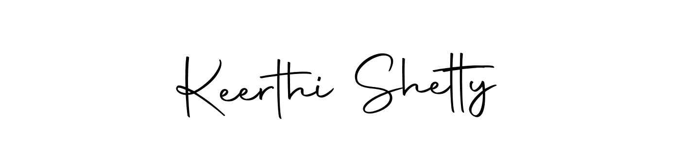 Create a beautiful signature design for name Keerthi Shetty. With this signature (Autography-DOLnW) fonts, you can make a handwritten signature for free. Keerthi Shetty signature style 10 images and pictures png