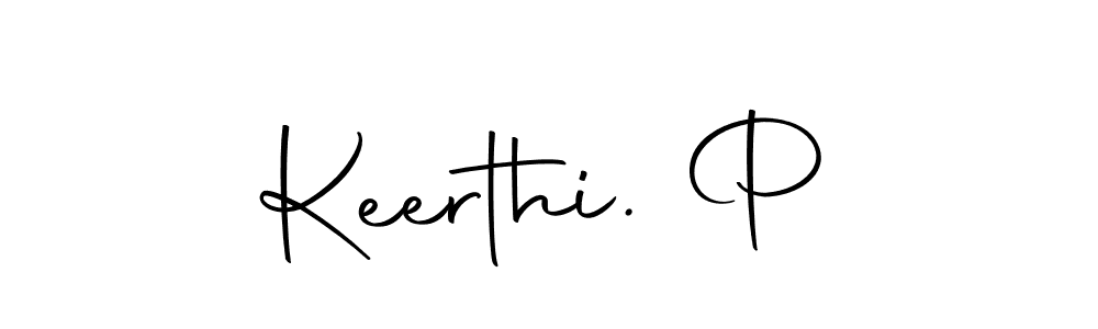 The best way (Autography-DOLnW) to make a short signature is to pick only two or three words in your name. The name Keerthi. P include a total of six letters. For converting this name. Keerthi. P signature style 10 images and pictures png