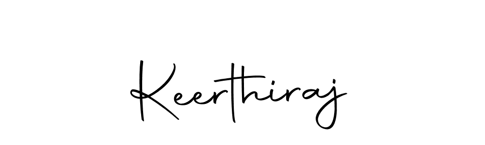 Create a beautiful signature design for name Keerthiraj. With this signature (Autography-DOLnW) fonts, you can make a handwritten signature for free. Keerthiraj signature style 10 images and pictures png