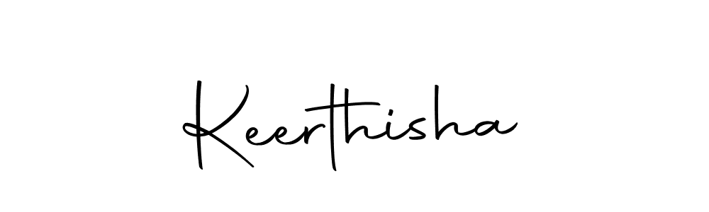 Create a beautiful signature design for name Keerthisha. With this signature (Autography-DOLnW) fonts, you can make a handwritten signature for free. Keerthisha signature style 10 images and pictures png