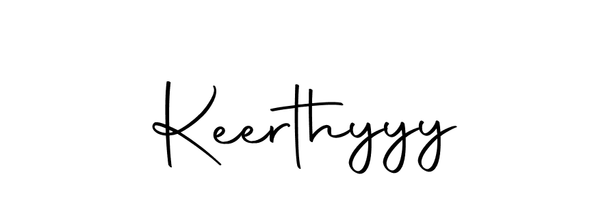 Create a beautiful signature design for name Keerthyyy. With this signature (Autography-DOLnW) fonts, you can make a handwritten signature for free. Keerthyyy signature style 10 images and pictures png