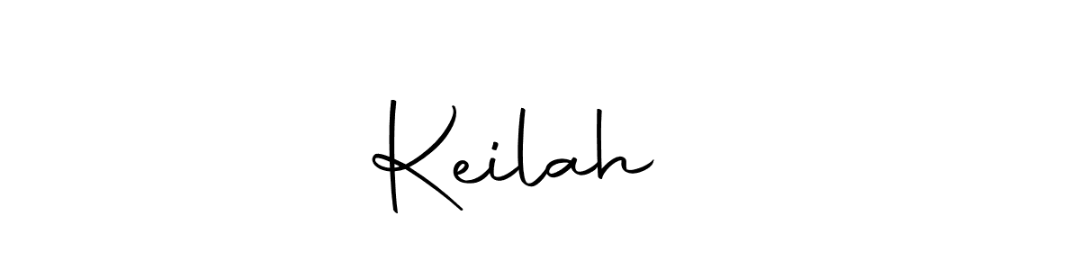 Design your own signature with our free online signature maker. With this signature software, you can create a handwritten (Autography-DOLnW) signature for name Keilah❤️. Keilah❤️ signature style 10 images and pictures png