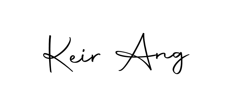 You should practise on your own different ways (Autography-DOLnW) to write your name (Keir Ang) in signature. don't let someone else do it for you. Keir Ang signature style 10 images and pictures png