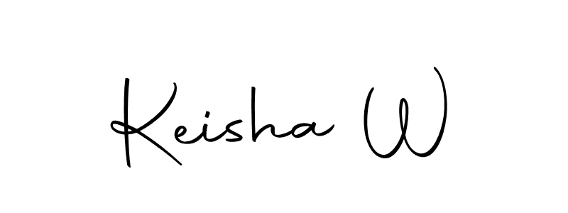 How to make Keisha W signature? Autography-DOLnW is a professional autograph style. Create handwritten signature for Keisha W name. Keisha W signature style 10 images and pictures png