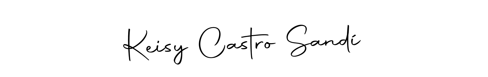 How to make Keisy Castro Sandí name signature. Use Autography-DOLnW style for creating short signs online. This is the latest handwritten sign. Keisy Castro Sandí signature style 10 images and pictures png