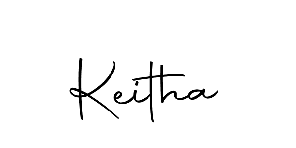 Use a signature maker to create a handwritten signature online. With this signature software, you can design (Autography-DOLnW) your own signature for name Keitha. Keitha signature style 10 images and pictures png