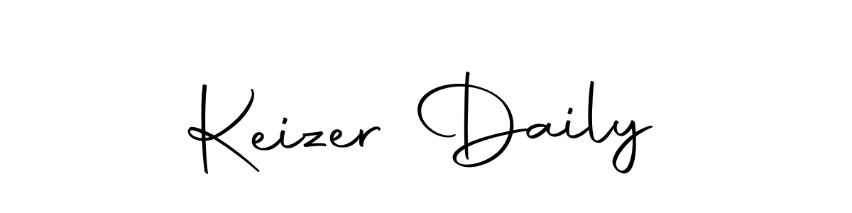 How to make Keizer Daily signature? Autography-DOLnW is a professional autograph style. Create handwritten signature for Keizer Daily name. Keizer Daily signature style 10 images and pictures png