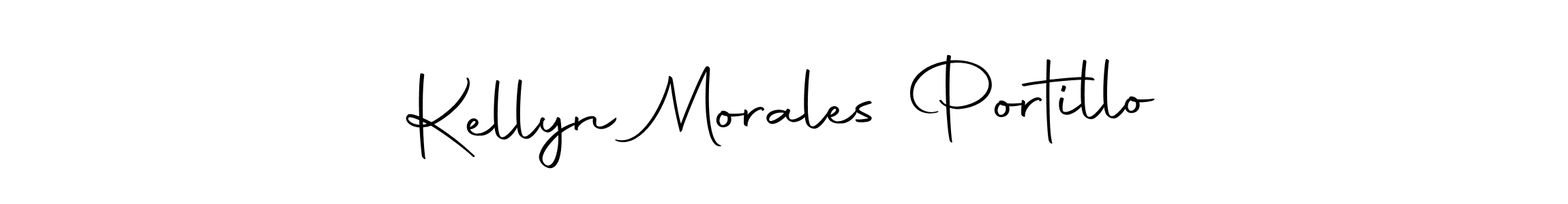 Make a beautiful signature design for name Kellyn Morales Portillo. With this signature (Autography-DOLnW) style, you can create a handwritten signature for free. Kellyn Morales Portillo signature style 10 images and pictures png
