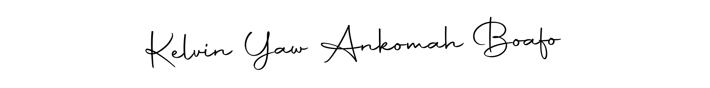 Use a signature maker to create a handwritten signature online. With this signature software, you can design (Autography-DOLnW) your own signature for name Kelvin Yaw Ankomah Boafo. Kelvin Yaw Ankomah Boafo signature style 10 images and pictures png