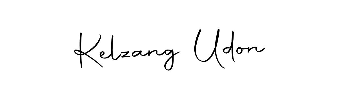 Design your own signature with our free online signature maker. With this signature software, you can create a handwritten (Autography-DOLnW) signature for name Kelzang Udon. Kelzang Udon signature style 10 images and pictures png