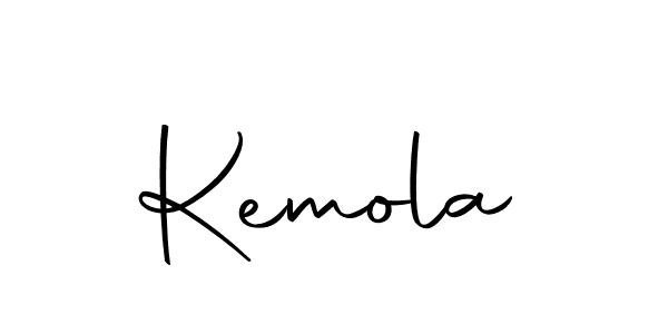 How to make Kemola name signature. Use Autography-DOLnW style for creating short signs online. This is the latest handwritten sign. Kemola signature style 10 images and pictures png
