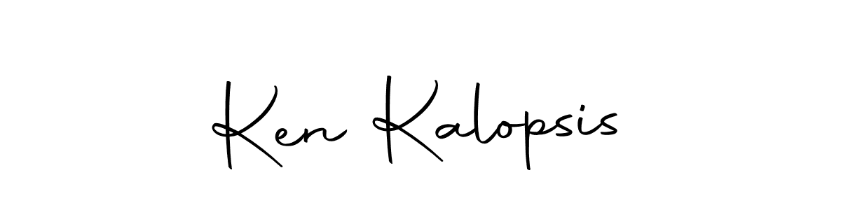 Ken Kalopsis stylish signature style. Best Handwritten Sign (Autography-DOLnW) for my name. Handwritten Signature Collection Ideas for my name Ken Kalopsis. Ken Kalopsis signature style 10 images and pictures png