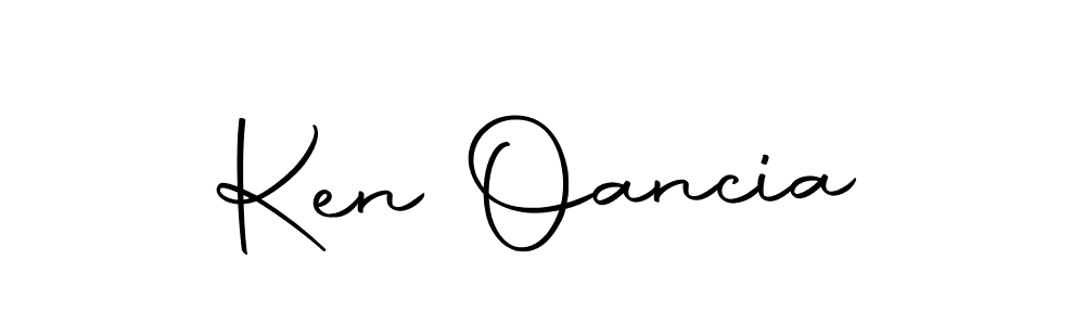 Autography-DOLnW is a professional signature style that is perfect for those who want to add a touch of class to their signature. It is also a great choice for those who want to make their signature more unique. Get Ken Oancia name to fancy signature for free. Ken Oancia signature style 10 images and pictures png