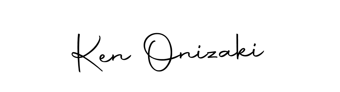 It looks lik you need a new signature style for name Ken Onizaki. Design unique handwritten (Autography-DOLnW) signature with our free signature maker in just a few clicks. Ken Onizaki signature style 10 images and pictures png