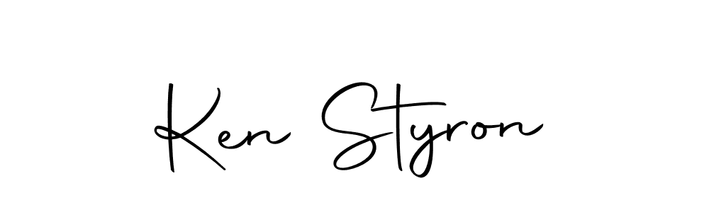 You should practise on your own different ways (Autography-DOLnW) to write your name (Ken Styron) in signature. don't let someone else do it for you. Ken Styron signature style 10 images and pictures png