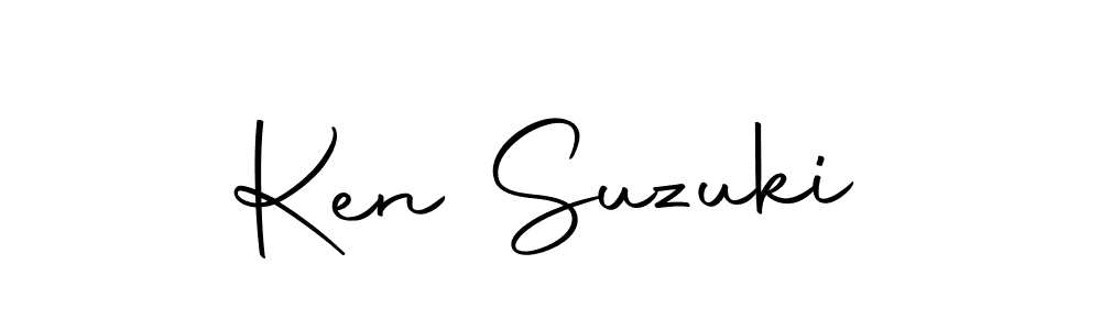 Make a beautiful signature design for name Ken Suzuki. With this signature (Autography-DOLnW) style, you can create a handwritten signature for free. Ken Suzuki signature style 10 images and pictures png