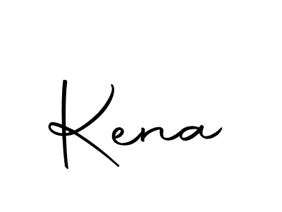 Design your own signature with our free online signature maker. With this signature software, you can create a handwritten (Autography-DOLnW) signature for name Kena. Kena signature style 10 images and pictures png