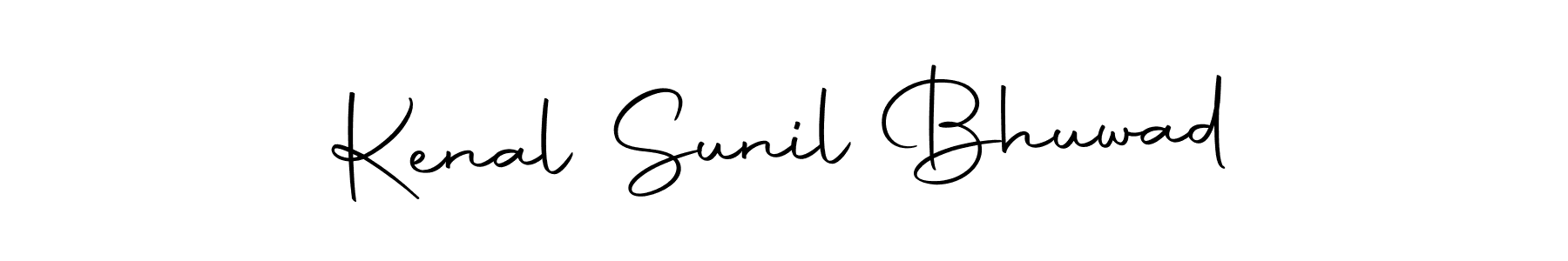 Create a beautiful signature design for name Kenal Sunil Bhuwad. With this signature (Autography-DOLnW) fonts, you can make a handwritten signature for free. Kenal Sunil Bhuwad signature style 10 images and pictures png