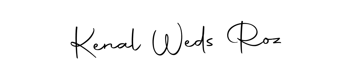 Make a beautiful signature design for name Kenal Weds Roz. Use this online signature maker to create a handwritten signature for free. Kenal Weds Roz signature style 10 images and pictures png