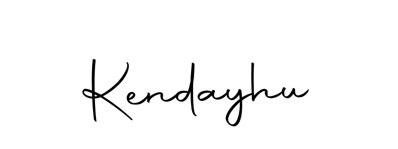 You should practise on your own different ways (Autography-DOLnW) to write your name (Kendayhu) in signature. don't let someone else do it for you. Kendayhu signature style 10 images and pictures png