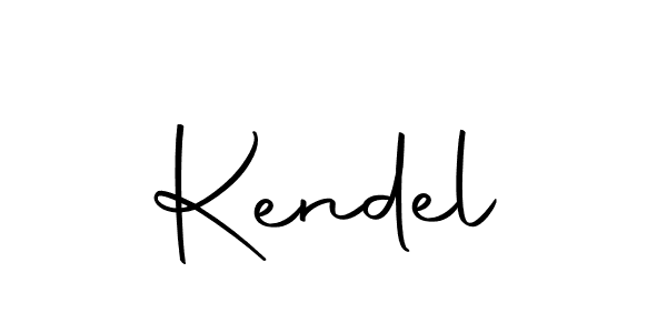 Design your own signature with our free online signature maker. With this signature software, you can create a handwritten (Autography-DOLnW) signature for name Kendel. Kendel signature style 10 images and pictures png