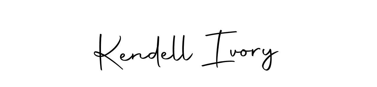 Design your own signature with our free online signature maker. With this signature software, you can create a handwritten (Autography-DOLnW) signature for name Kendell Ivory. Kendell Ivory signature style 10 images and pictures png