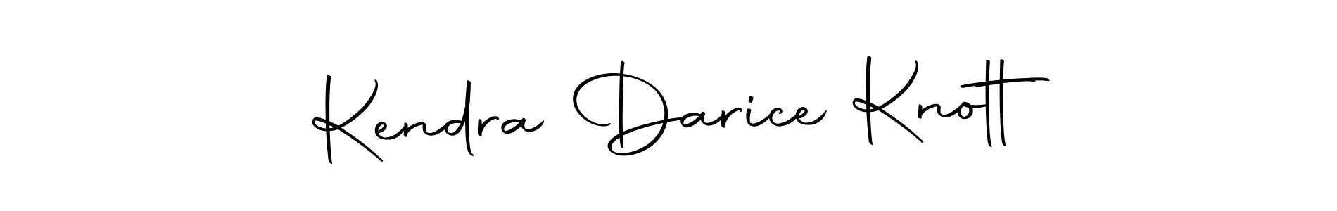 Make a beautiful signature design for name Kendra Darice Knott. With this signature (Autography-DOLnW) style, you can create a handwritten signature for free. Kendra Darice Knott signature style 10 images and pictures png