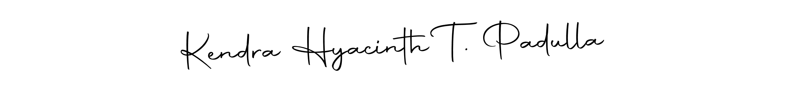 Once you've used our free online signature maker to create your best signature Autography-DOLnW style, it's time to enjoy all of the benefits that Kendra Hyacinth T. Padulla name signing documents. Kendra Hyacinth T. Padulla signature style 10 images and pictures png