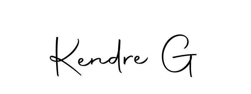 It looks lik you need a new signature style for name Kendre G. Design unique handwritten (Autography-DOLnW) signature with our free signature maker in just a few clicks. Kendre G signature style 10 images and pictures png