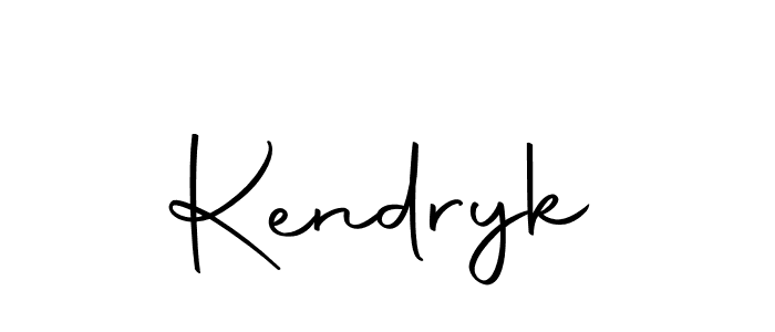 Design your own signature with our free online signature maker. With this signature software, you can create a handwritten (Autography-DOLnW) signature for name Kendryk. Kendryk signature style 10 images and pictures png