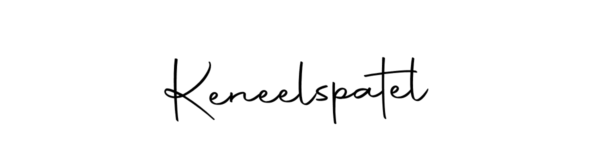 How to make Keneelspatel name signature. Use Autography-DOLnW style for creating short signs online. This is the latest handwritten sign. Keneelspatel signature style 10 images and pictures png