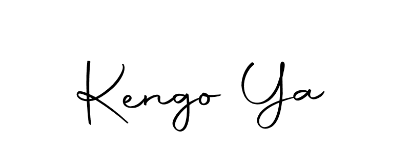 Create a beautiful signature design for name Kengo Ya. With this signature (Autography-DOLnW) fonts, you can make a handwritten signature for free. Kengo Ya signature style 10 images and pictures png