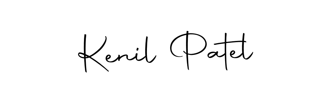 Make a beautiful signature design for name Kenil Patel. Use this online signature maker to create a handwritten signature for free. Kenil Patel signature style 10 images and pictures png