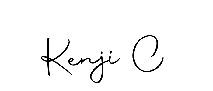 Use a signature maker to create a handwritten signature online. With this signature software, you can design (Autography-DOLnW) your own signature for name Kenji C. Kenji C signature style 10 images and pictures png