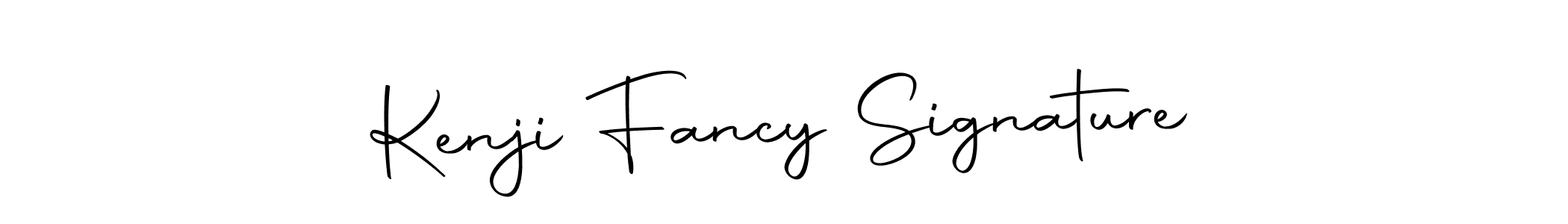 How to make Kenji Fancy Signature name signature. Use Autography-DOLnW style for creating short signs online. This is the latest handwritten sign. Kenji Fancy Signature signature style 10 images and pictures png