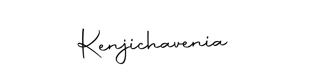 How to make Kenjichavenia name signature. Use Autography-DOLnW style for creating short signs online. This is the latest handwritten sign. Kenjichavenia signature style 10 images and pictures png