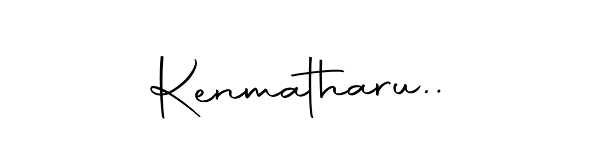 Use a signature maker to create a handwritten signature online. With this signature software, you can design (Autography-DOLnW) your own signature for name Kenmatharu... Kenmatharu.. signature style 10 images and pictures png