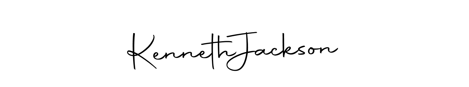 Design your own signature with our free online signature maker. With this signature software, you can create a handwritten (Autography-DOLnW) signature for name Kenneth  Jackson. Kenneth  Jackson signature style 10 images and pictures png